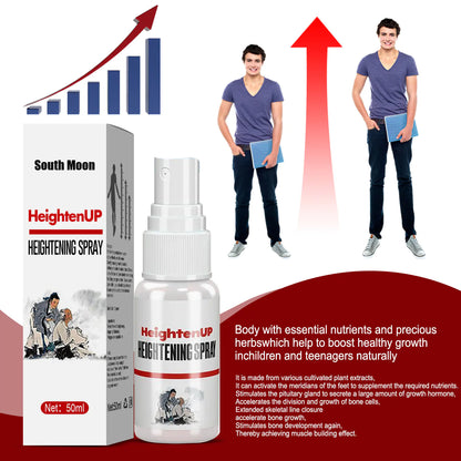 Natural Height Growth Spray. 2x sprays on each Feet!